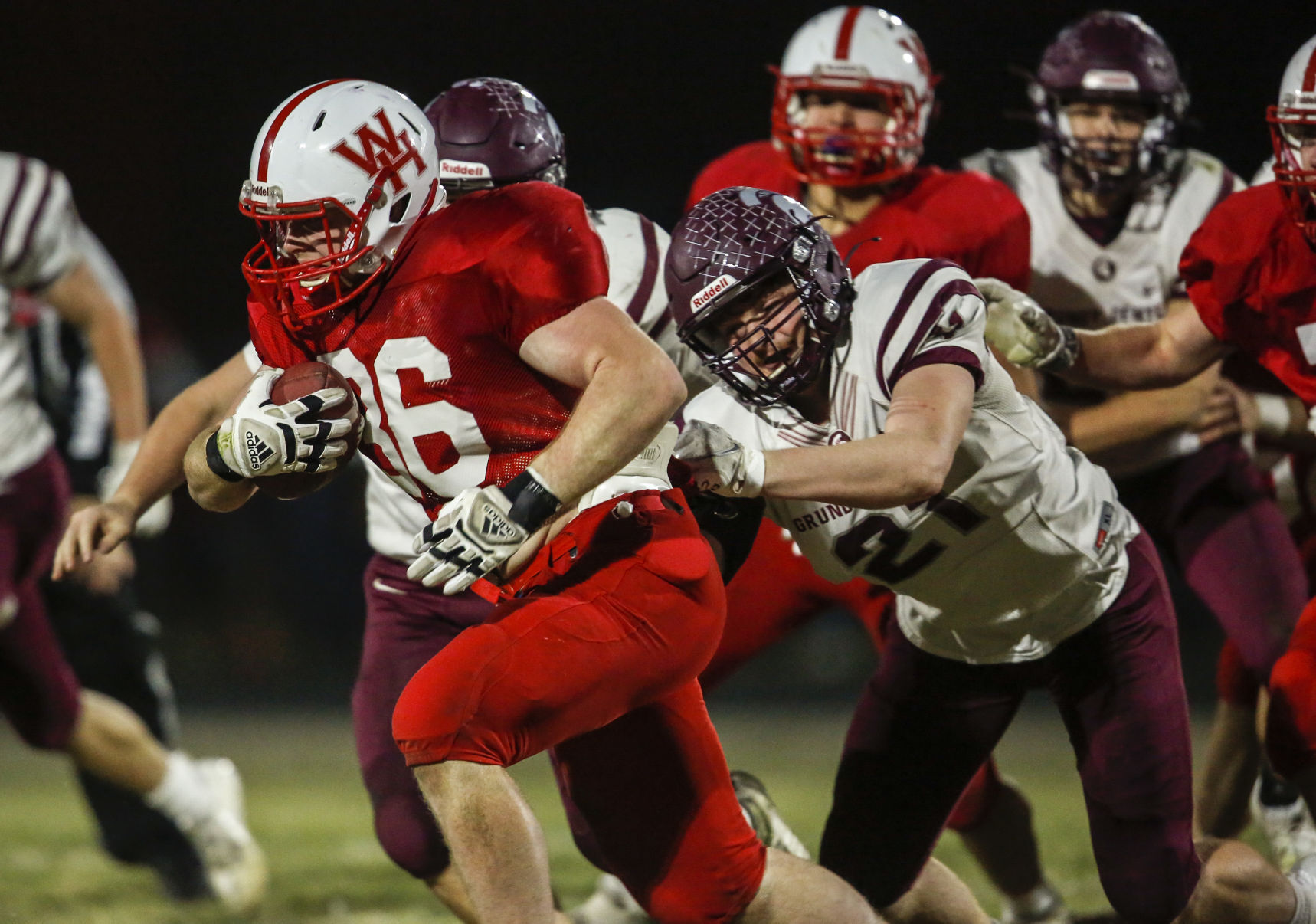 FBall West Hancock vs. Grundy Center 8